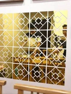 Lazer Kesim Akrilik Ayna Duvar Dekoru