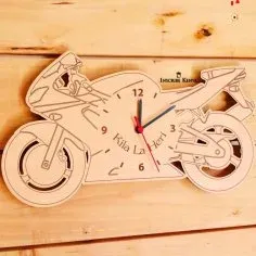 Lazer Kesim Motosiklet Saati