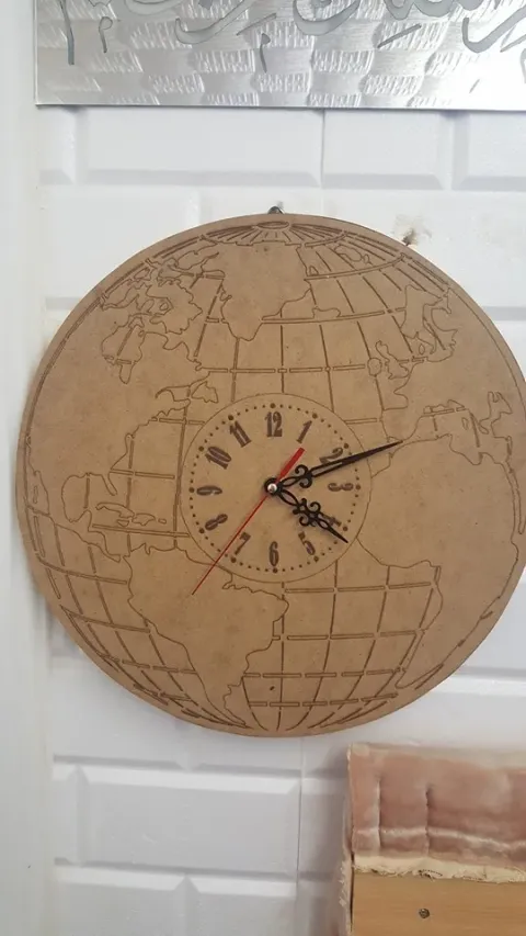 Dünya Haritalı Saat-269