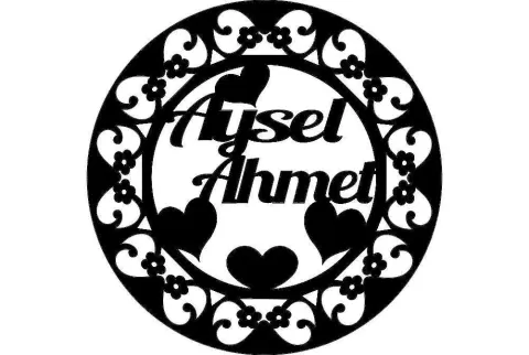 İsimli Kapı Süsü