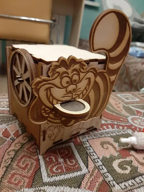 Kedi Tasarım Kumbara Puzzle