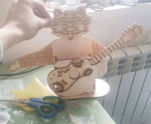 Kedi Tasarımlı Telefon Standı