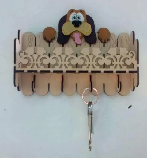 Köpek Desenli Askılık