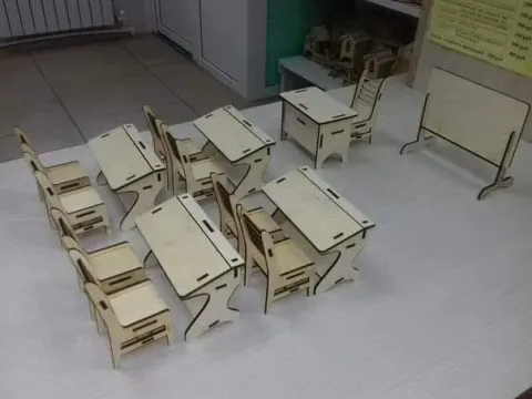 Küçük Masa Sandalye Sınıf