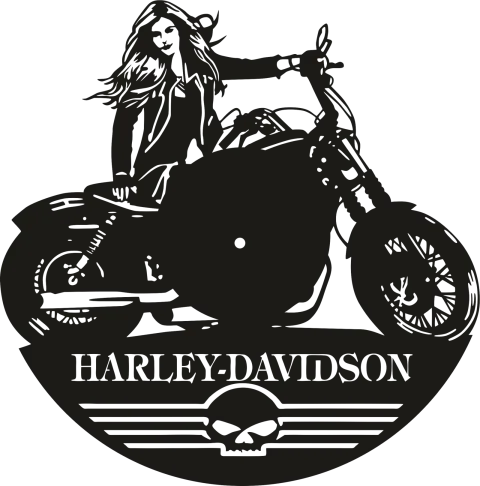 Harley Davidson Duvar Saati