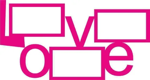 Love Fotoğraf Çerçevesi