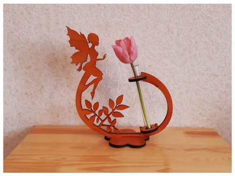 Masaüstü Gül Tutucu Süs