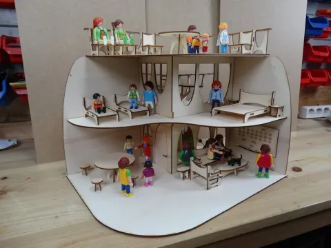 Oyuncak Bebek Evi-3 3mm