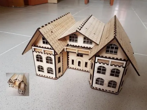 Ahşap Maket Ev
