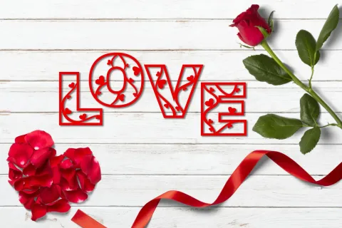 Love Duvar Dekor