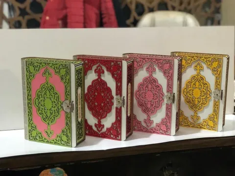 Motifli Kitap Kutusu
