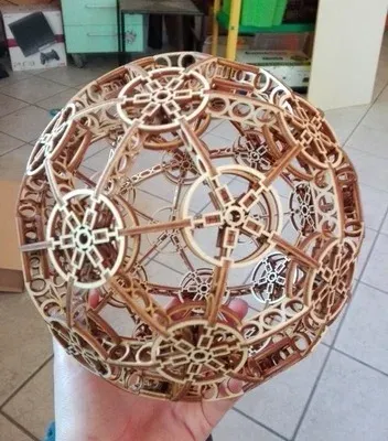 Dekoratif Küre 3mm Kontrplak