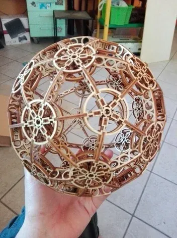 3D Ahşap Top Puzzle