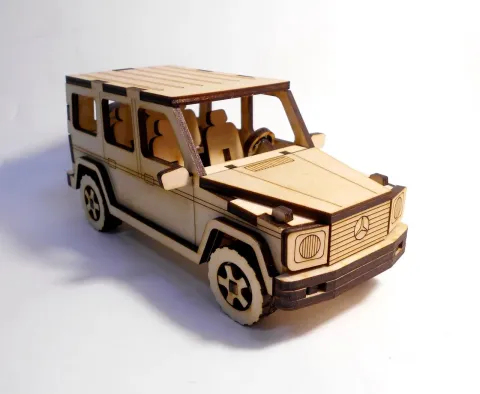 3D Mercedes Araba Puzzle