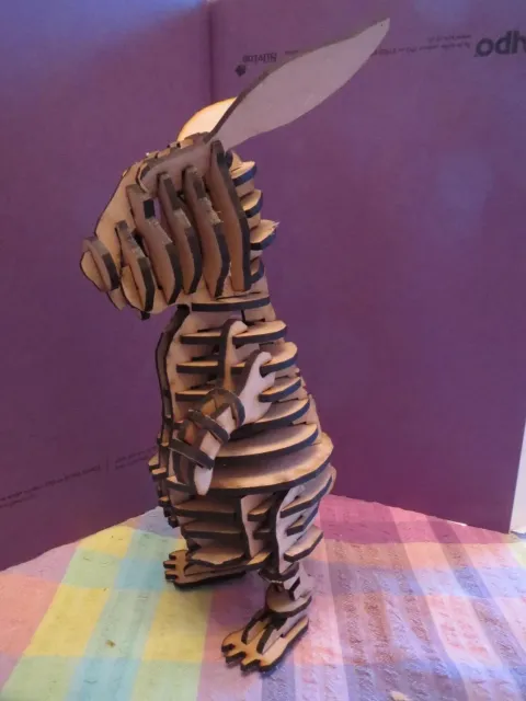 3D Tavşan Puzzle 