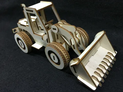 Bulldozer İş Makinası Maketi