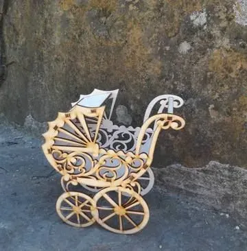 3D Bebek Arabası Puzzle