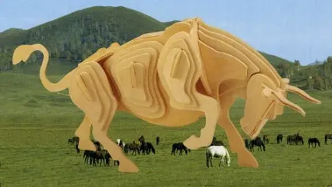 3D Boğa Puzzle