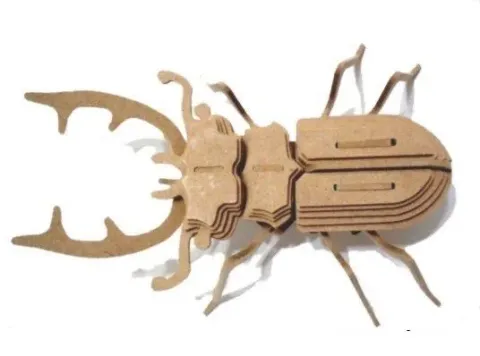 3D Böcek Puzzle