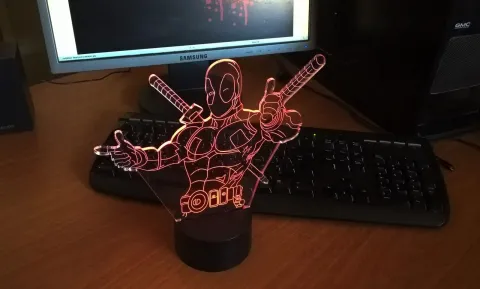3D Deadpool Lamba