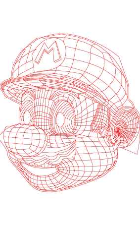 3D Mario Gece Lambası 