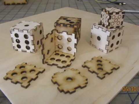 3D Zar Puzzle