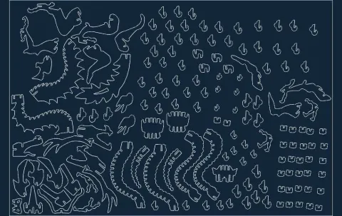 3D Ejderha Puzzle
