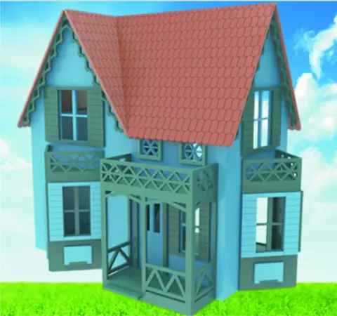 3D Ev Puzzle