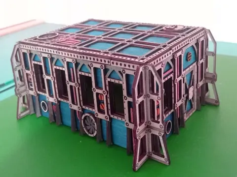 Lazer Kesim Savaş Oyunu Sığınağı 3D Bulmaca Oyuncak Model Kiti