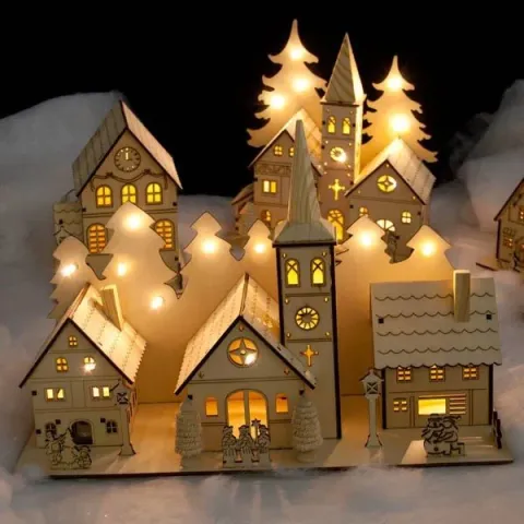 3D Evler Puzzle
