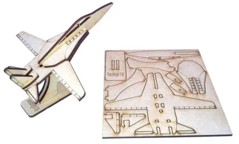 3D F-14 Jet Puzzle