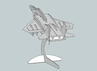 3D F-15 Puzzle