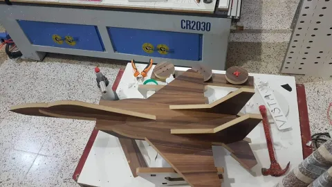 3D F-15 Uçak Puzzle