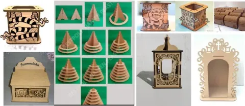 3D Farklı Tasarım Kutular