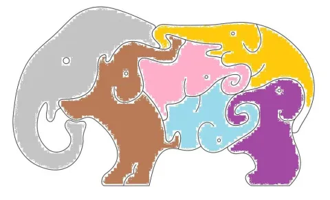3D Fil Puzzle
