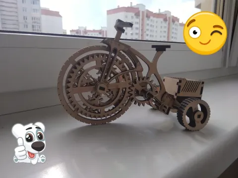 3D Bisiklet Masa Süsü Puzzle