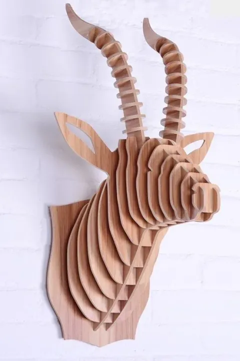 3D Geyik Başı Puzzle
