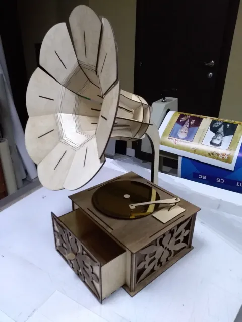 3D Gramofon Puzzle-2