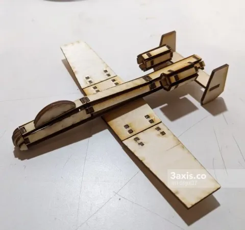 A10 Uçak 3D Puzzle