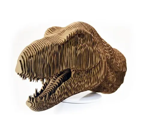 Tyrannosaurus Dinozor T-Rex Kafa Katmanlı Model