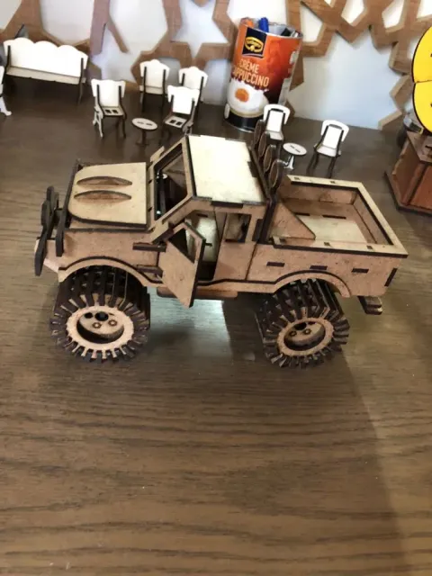 3D Jeep Araba Puzzle-2