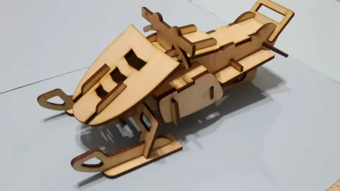 3D Kar Motoru Puzzle-2