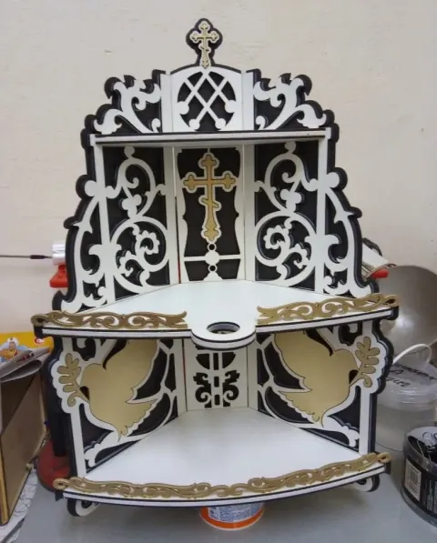 Simgeler için Köşe Rafı