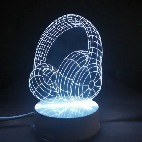 3D Kulaklık Gece Lambası