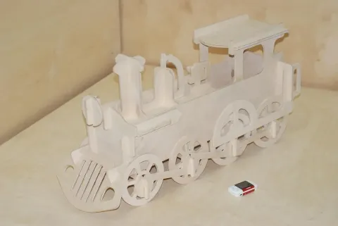 3D Lokomotif Puzzle-3 10mm