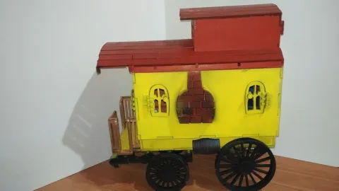 3D Lokomotif Puzzle-4