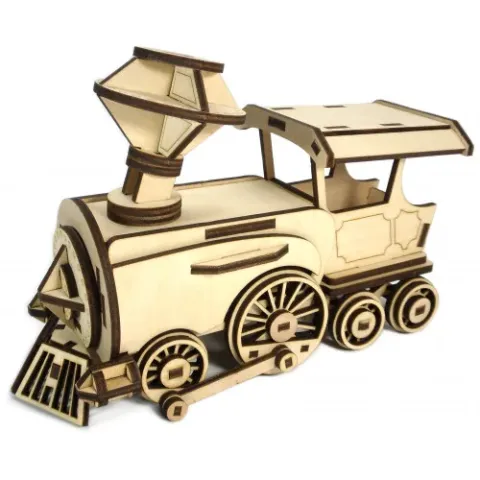 3D Lokomotif Puzzle-7