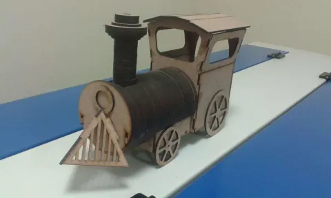 3D Lokomotif Puzzle 