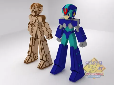 3D Megamen Robot Puzzle 