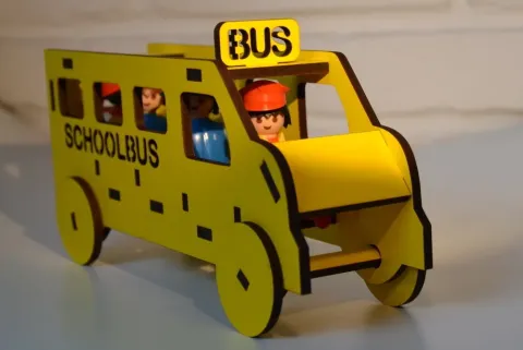 3D Otobüs Puzzle -2